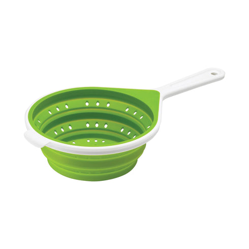 Collapsible 6" Colander -Gr & Wh
