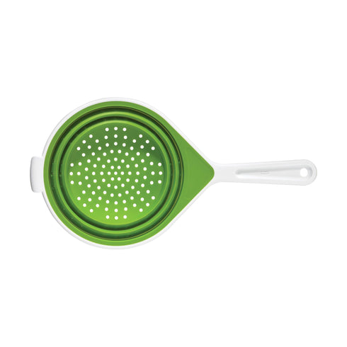 Collapsible 6" Colander -Gr & Wh