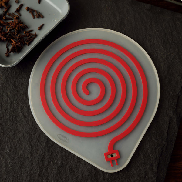 Burner Design Trivet/Pot Holder - Red