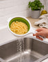 Collapsible 6" Colander -Gr & Wh