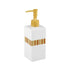 Soap Dispenser Orange Stripes