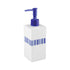 Soap Dispenser Blue Stripes