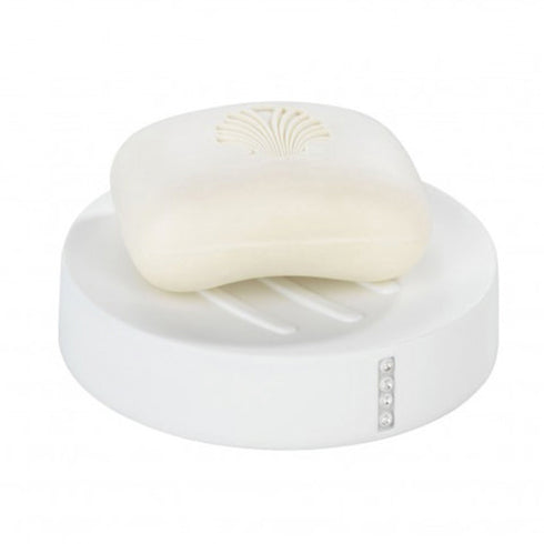 Soap Dish Diamond- White