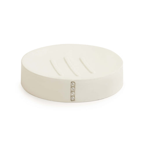 Soap Dish Diamond- White