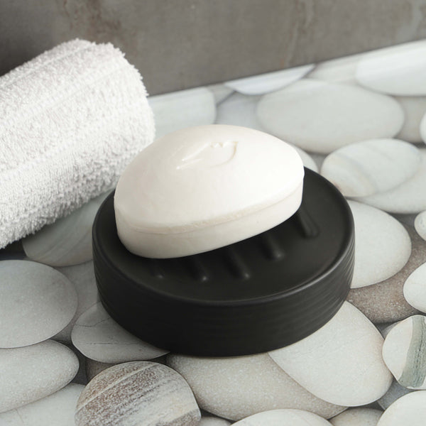 Soap Dish Groove - Black