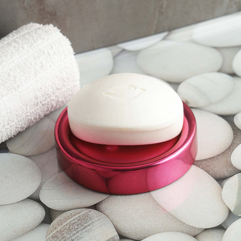 Soap Dish Polaris Pink Metallic