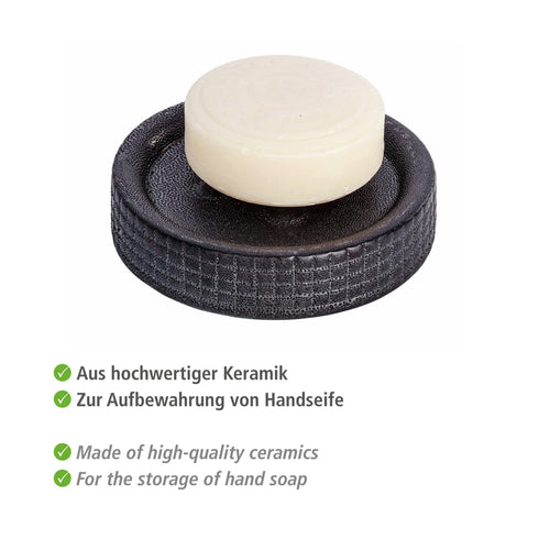 Soap Dish Polaris - Jet Anthracite