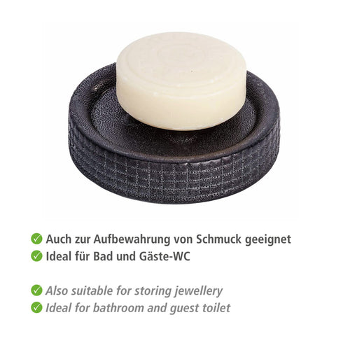 Soap Dish Polaris - Jet Anthracite