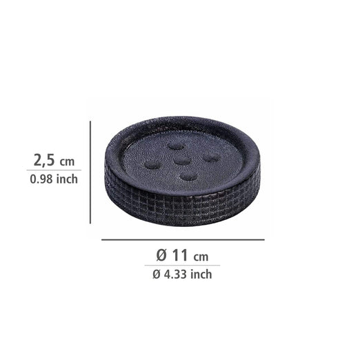 Soap Dish Polaris - Jet Anthracite