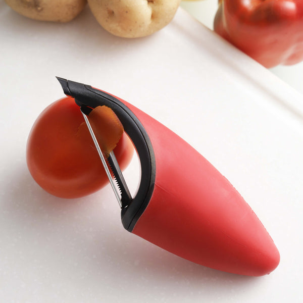 Red Peeler Serrated