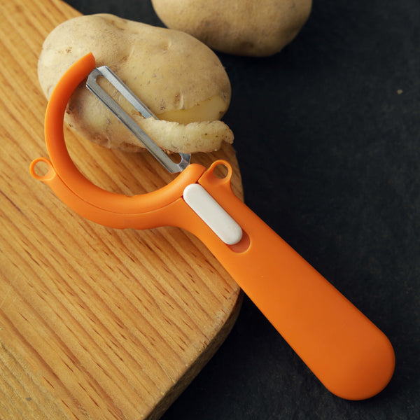 Top Chef Kitchen Vegetable and Fruit Peeler- Orange