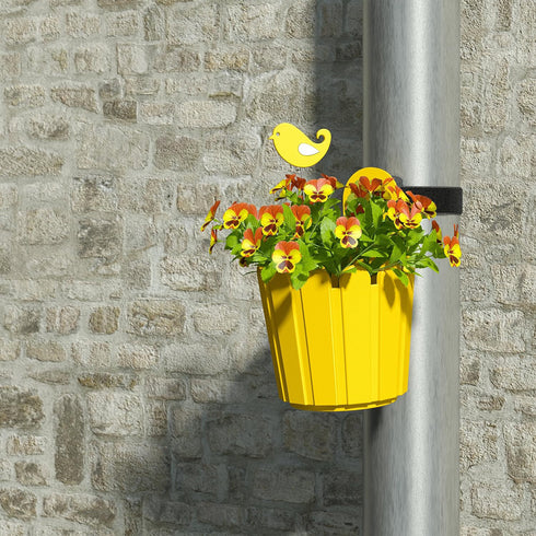 Landhaus Mini Planter-Yellow