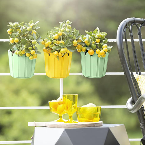 Landhaus Mini Planter-Yellow
