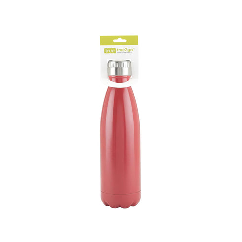 Water Bottle In Stainless Steel -Red