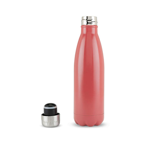 Water Bottle In Stainless Steel -Red