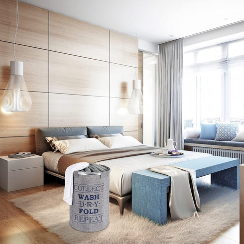 Laundry Bin Ringo Grey