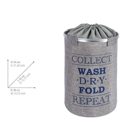 Laundry Bin Ringo Grey