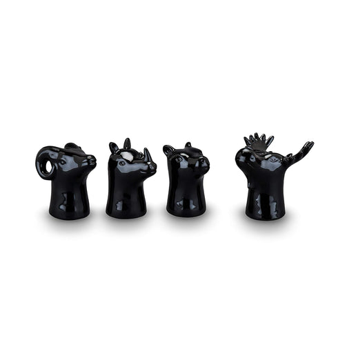 Ceramic Animal Head Shot Glasses