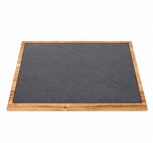 Country Home Large Wood Bound Slate Board