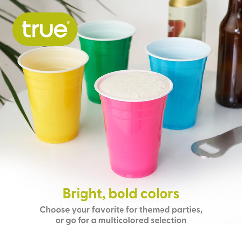 Bright Colored Plastic Party Cups