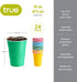 Bright Colored Plastic Party Cups