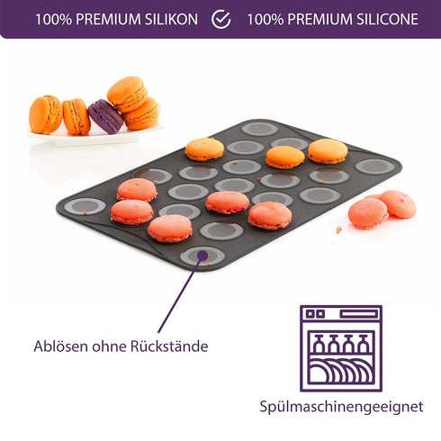 Macaroon Baking Sheet Charcoal