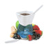 Chocolate Fondue Pot with Forks- Deco Blue