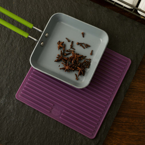 Square Trivet/Pot Holder- Purple