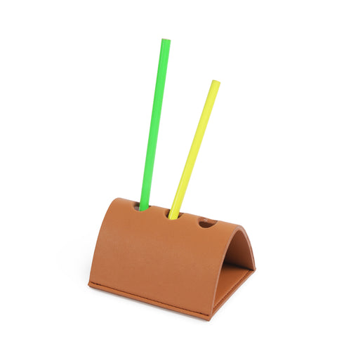 Pen Stand for 3 Pens- Tan
