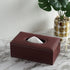 Tissue Box Holder- Maroon