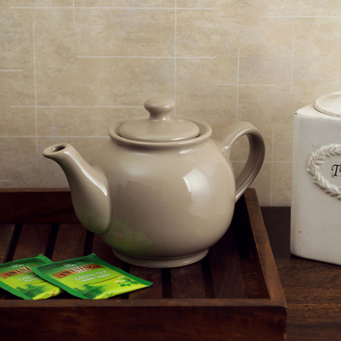 Taupe Tea Pot