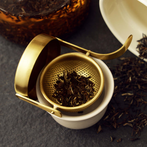 Gold Strainer with Vati