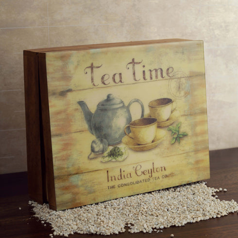 Teatime Decorative Wooden Organizer