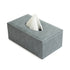 Tissue Box Holder- Drizzle Grey