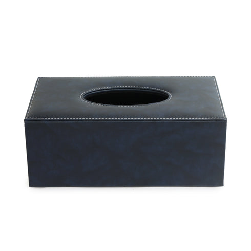 Tissue Box Holder- Midnight Blue