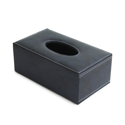 Tissue Box Holder- Midnight Blue