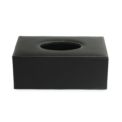 Tissue Box Holder- Jet Black