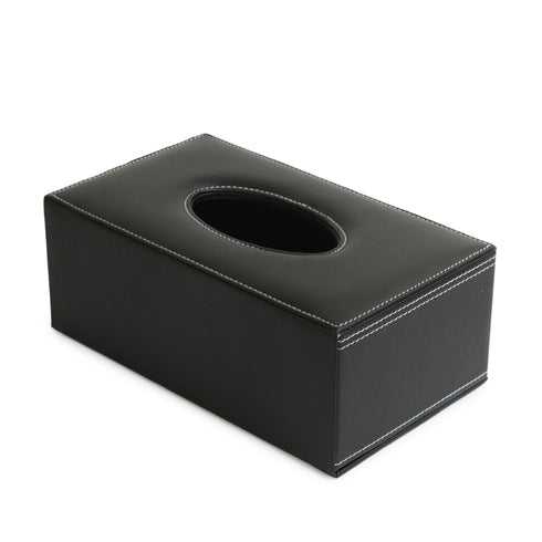 Tissue Box Holder- Jet Black