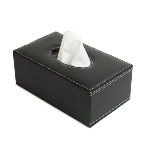 Tissue Box Holder- Jet Black