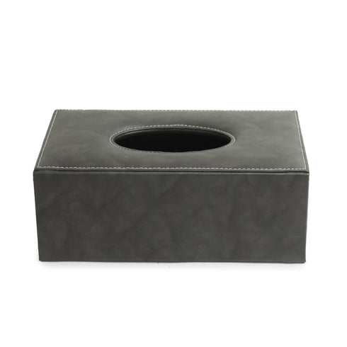 Tissue Box Holder- Charcoal Grey