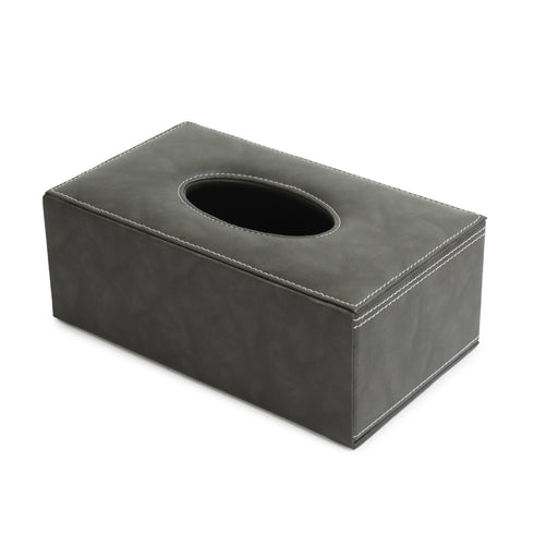 Tissue Box Holder- Charcoal Grey