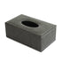 Tissue Box Holder- Charcoal Grey