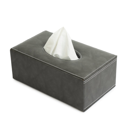 Tissue Box Holder- Charcoal Grey