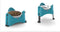 Pet Bowl Adjustable 0.85 L (Light Blue)