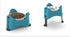 Pet Bowl Adjustable 0.85 L (Light Blue)