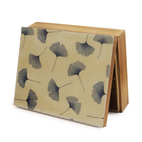 Floral Bloom Decorative Wooden Organizer