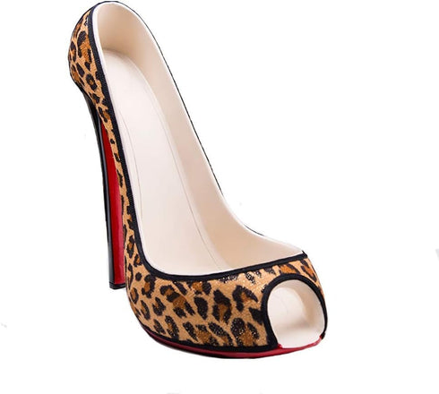 Leopard High Heel Bottle Holder