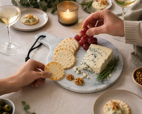 Grey Marble Cheese Board