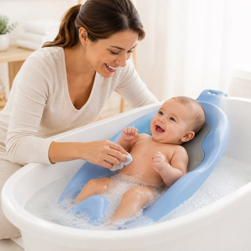 Bath Seat Pearl Blue