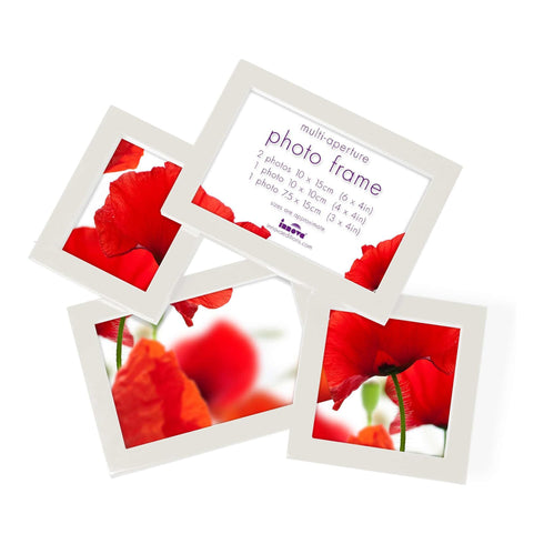 Maggoire White Frame- 4 Aperture